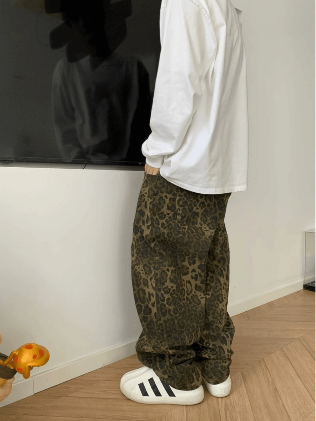 Leopard print Jeans