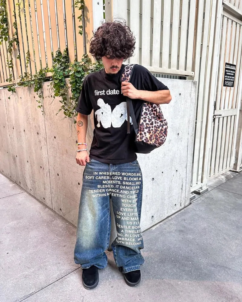 Twisted Words Jeans