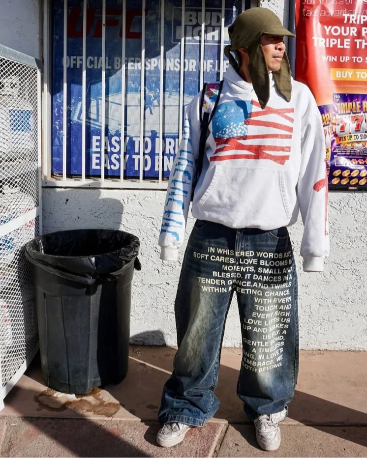 Twisted Words Jeans