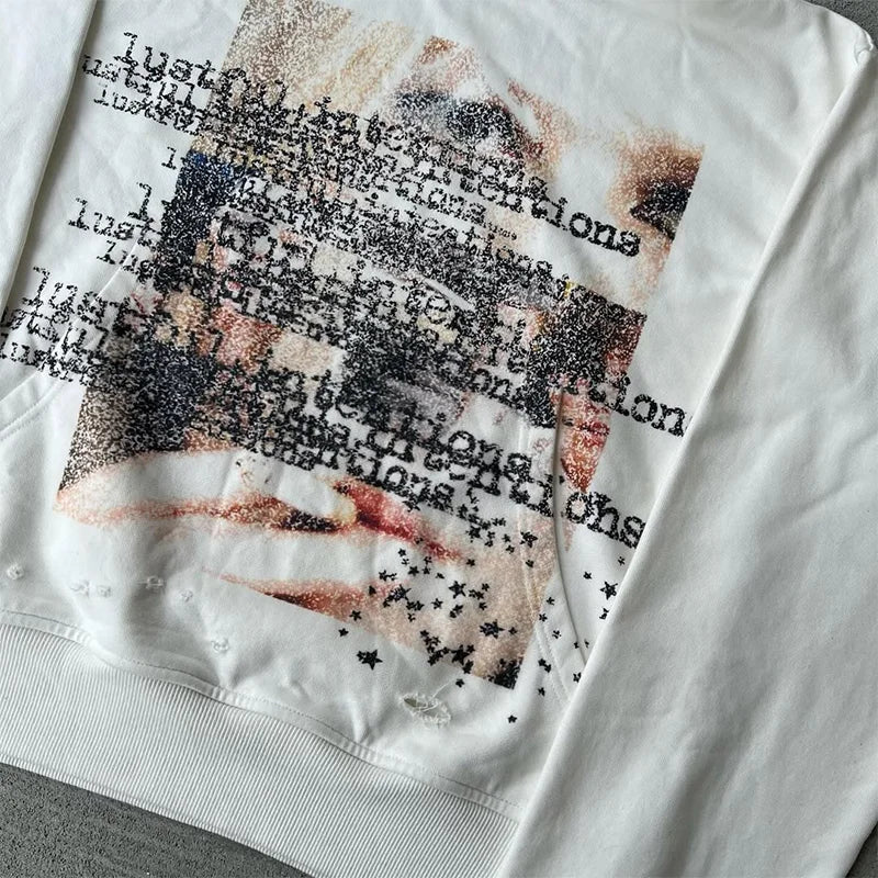 Lust Kills Cotton Blend Hoodie
