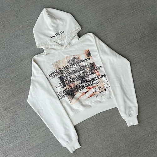 Lust Kills Cotton Blend Hoodie
