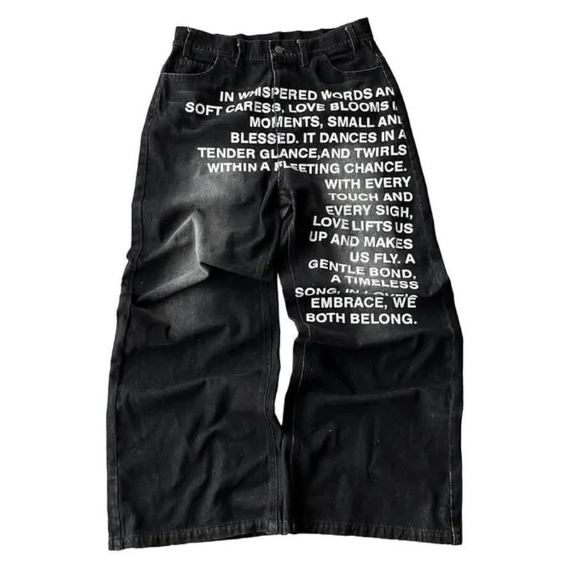 Twisted Words Jeans