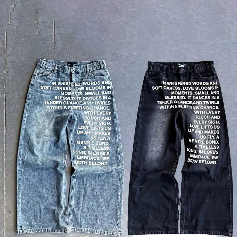 Twisted Words Jeans