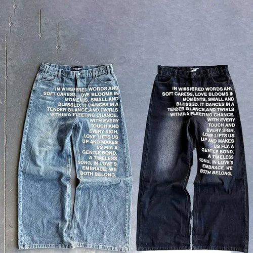 Twisted Words Jeans