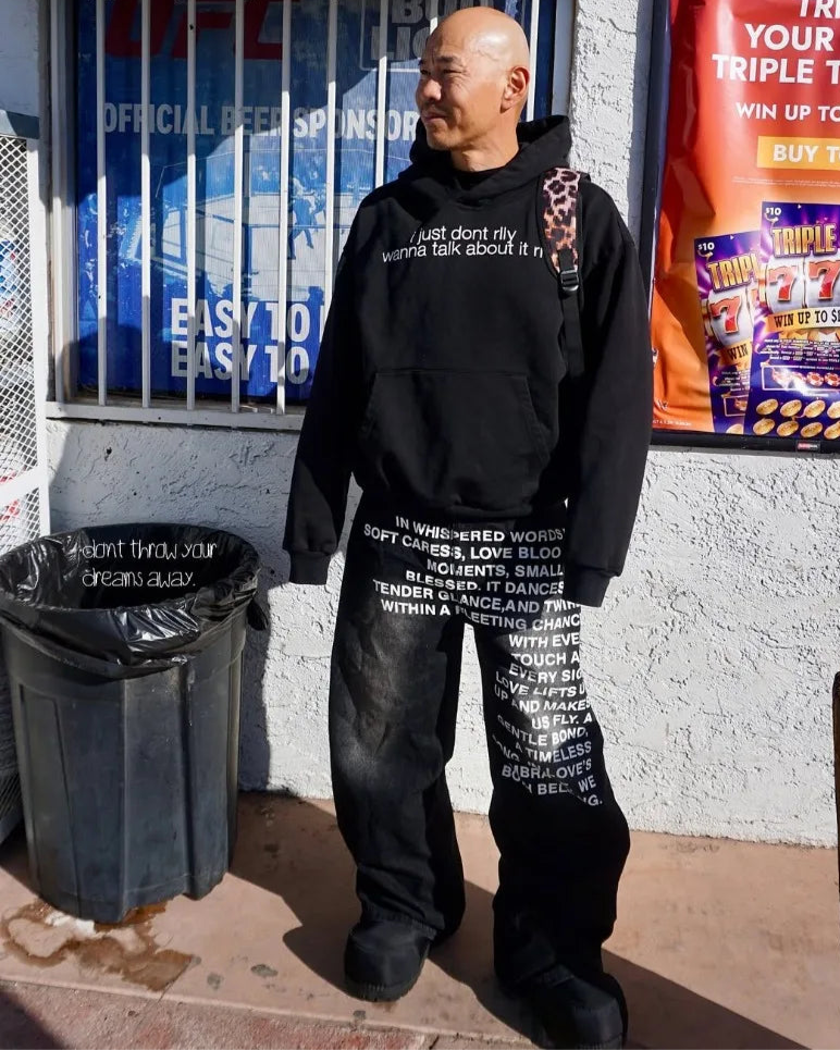 Twisted Words Jeans